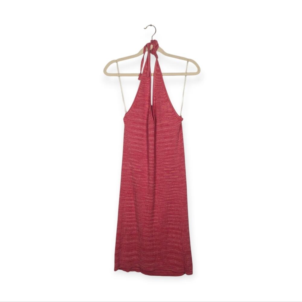 NWT Wild Fable Pink Space Dye Sweater Knit Halter Dress Size XL